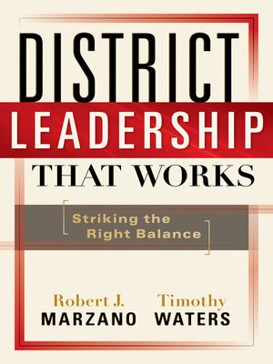 cover image of District Leadership That Works